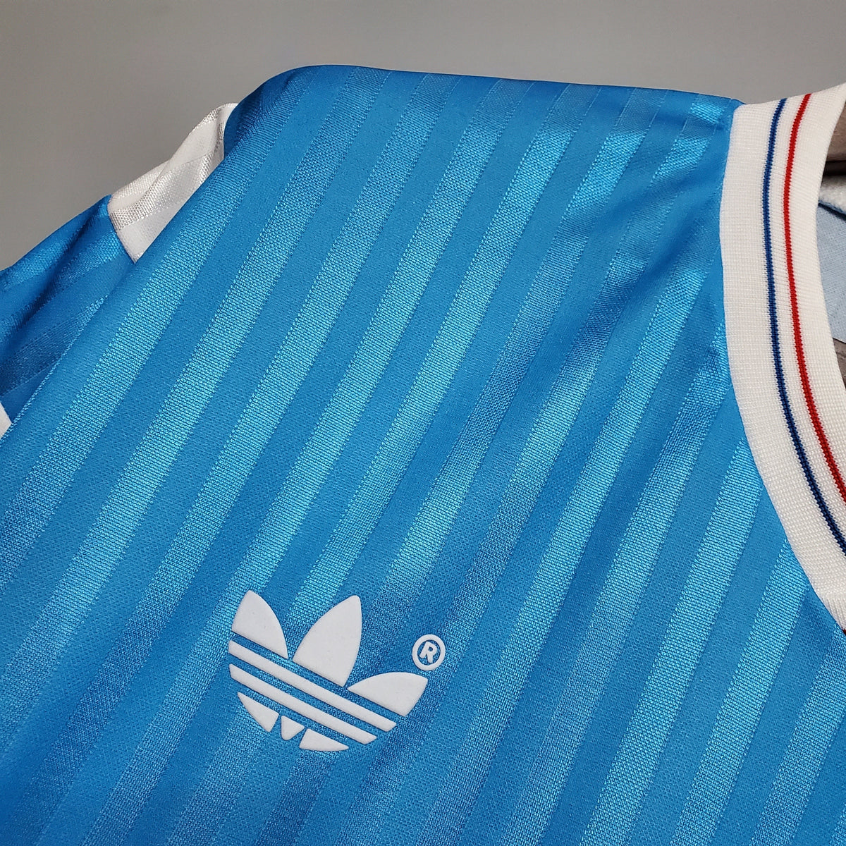 Camiseta Olympique Marseille Visitante 1990 Hombre (Retro) - Versión Hincha