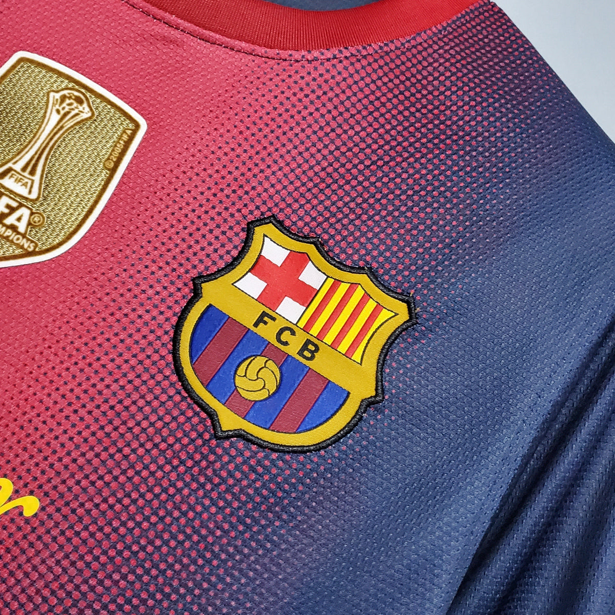 Camiseta Barcelona I 12/13 Hombre (Retro) - Versión Hincha