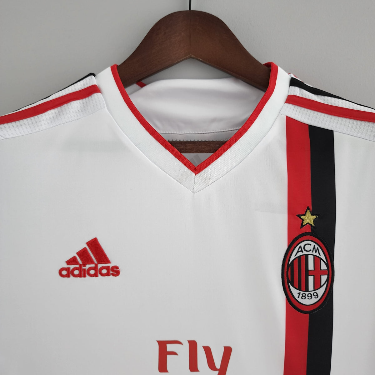 Camiseta Milan Xv 11/12 Hombre (Retro) - Versión Hincha