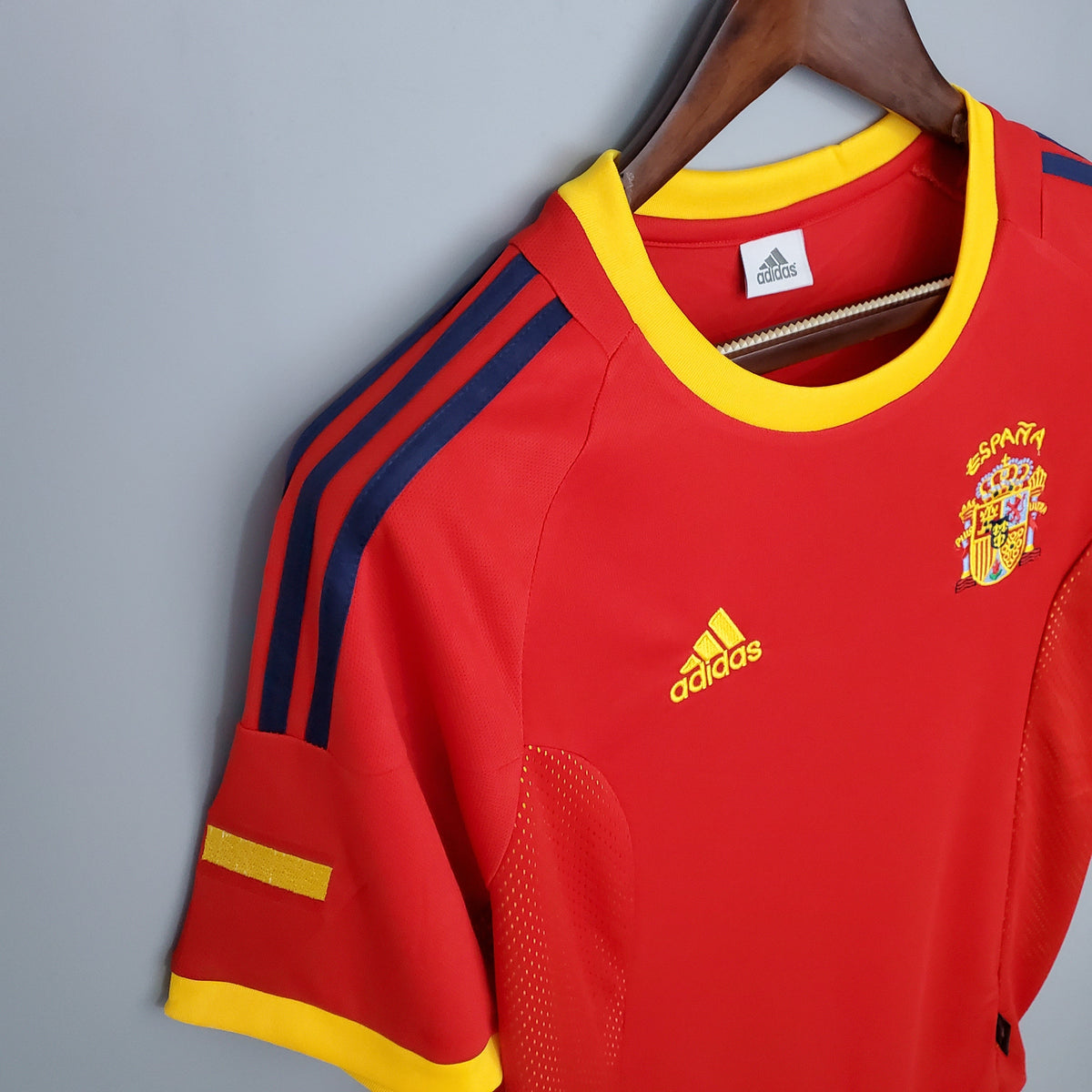 Camiseta España L 2002 Hombre (Retro) - Versión Hincha