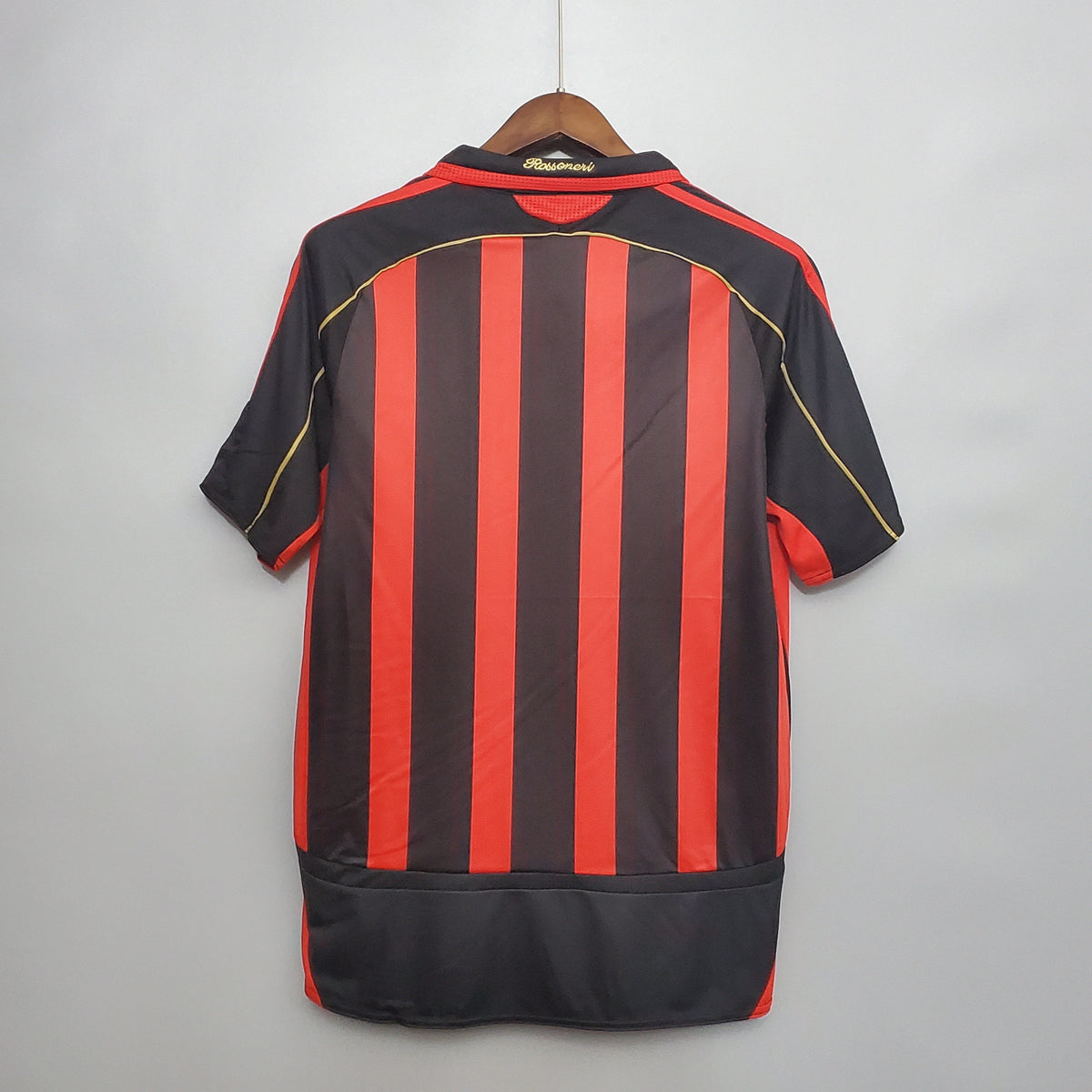 Camiseta Milan V 06/07 Hombre (Retro) - Versión Hincha