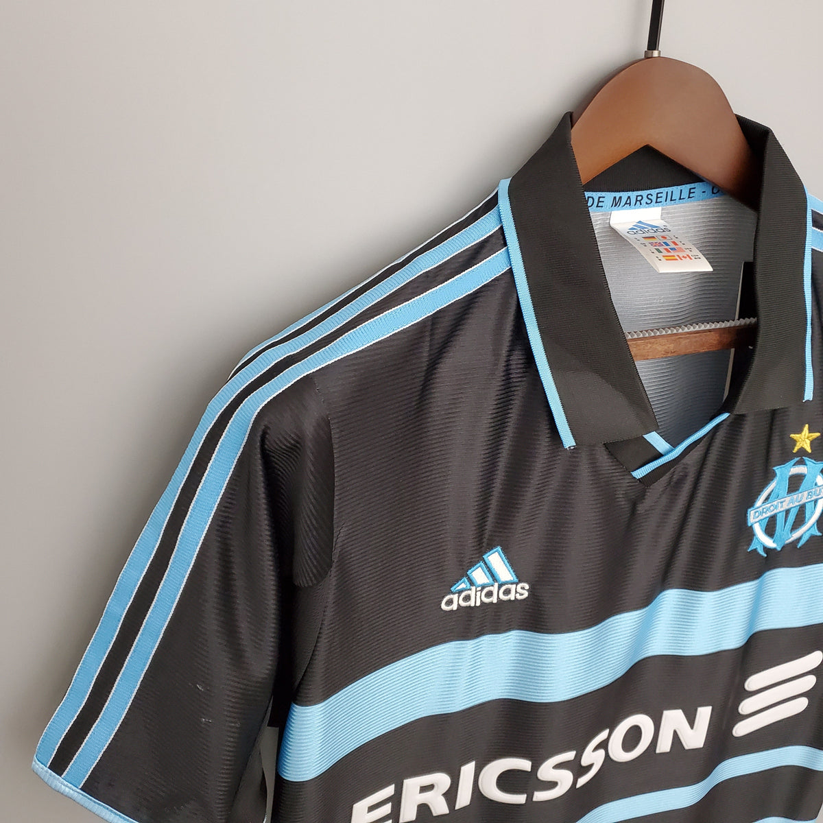 Camiseta Olympique Marseille Vi 99/00 Hombre (Retro) - Versión Hincha