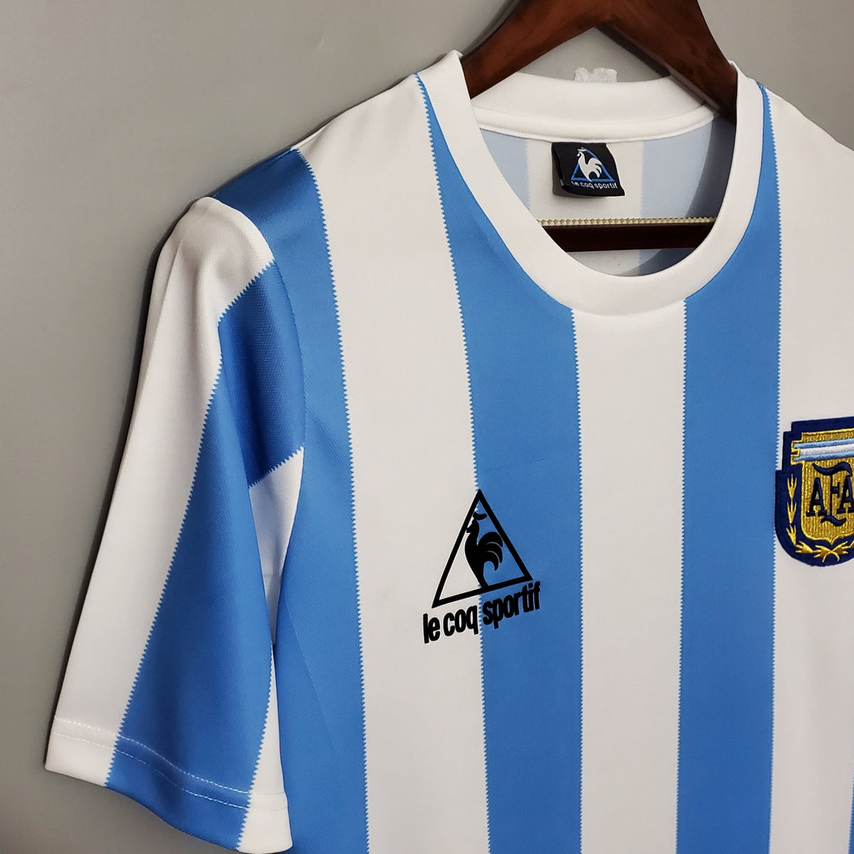 Camiseta Argentina I 86/87 Hombre (Retro) - Versión Hincha