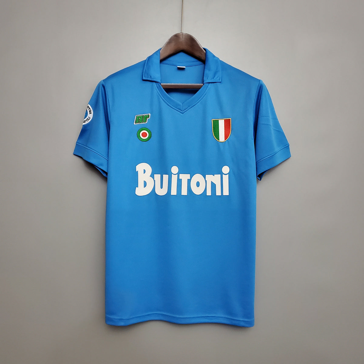 Camiseta Napoli I 87/88 Hombre (Retro) - Versión Hincha