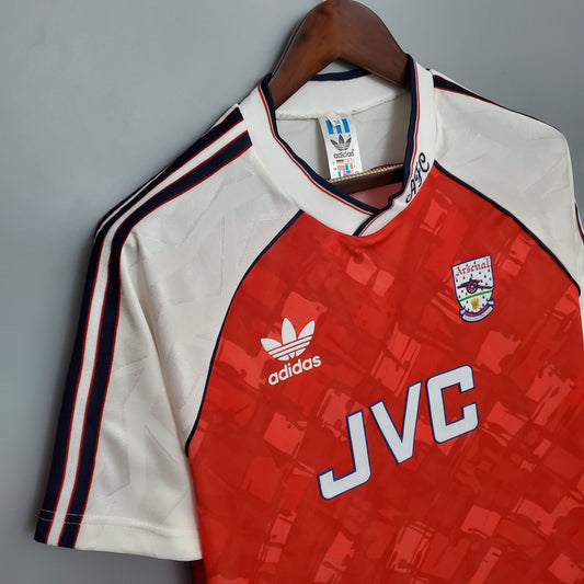 Camiseta Arsenal 90/92 I Hombre (Retro) - Versión Hincha