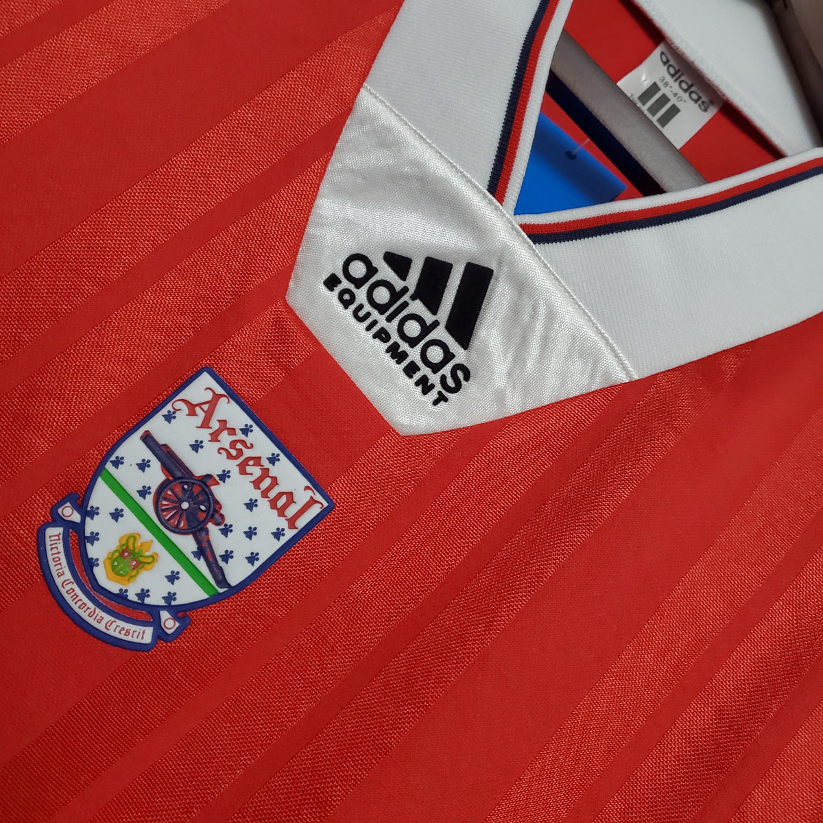 Camiseta Arsenal 92/93 I Hombre (Retro) - Versión Hincha