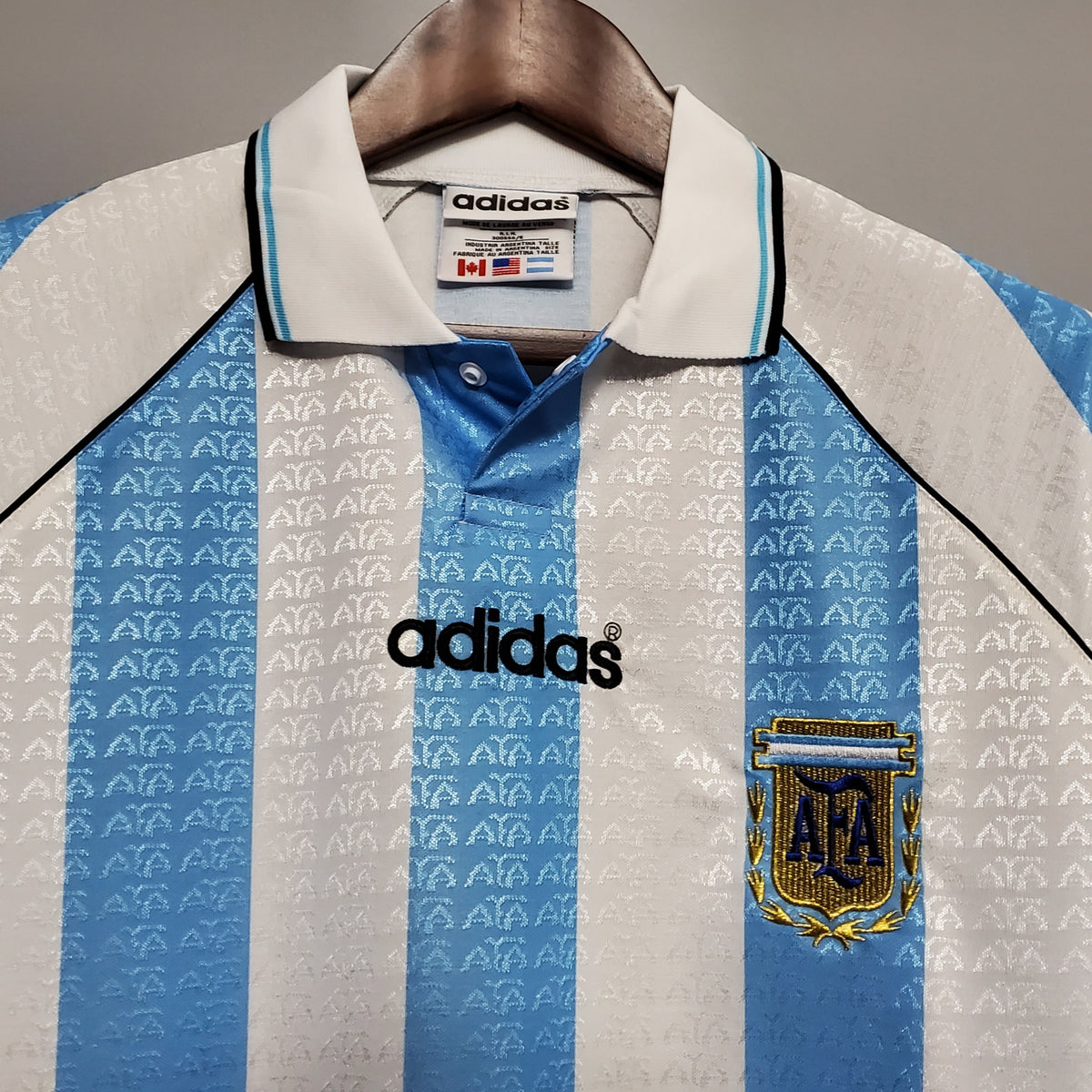 Camiseta Argentina I 96/97 Hombre (Retro) - Versión Hincha