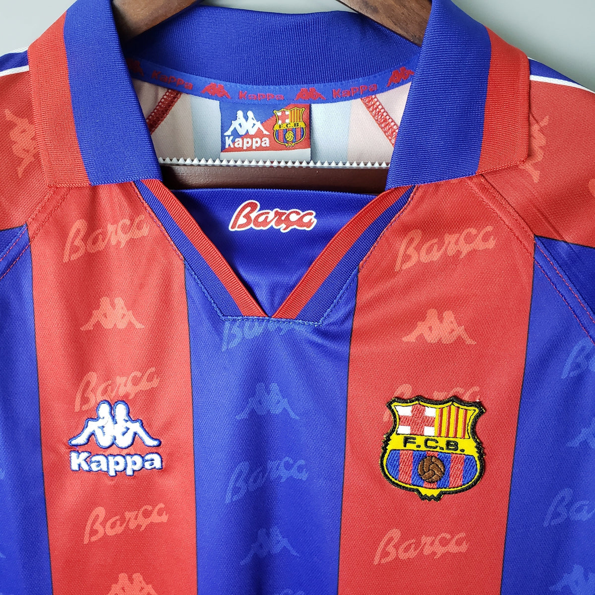 Camiseta Barcelona I 96/97 Hombre (Retro) - Versión Hincha