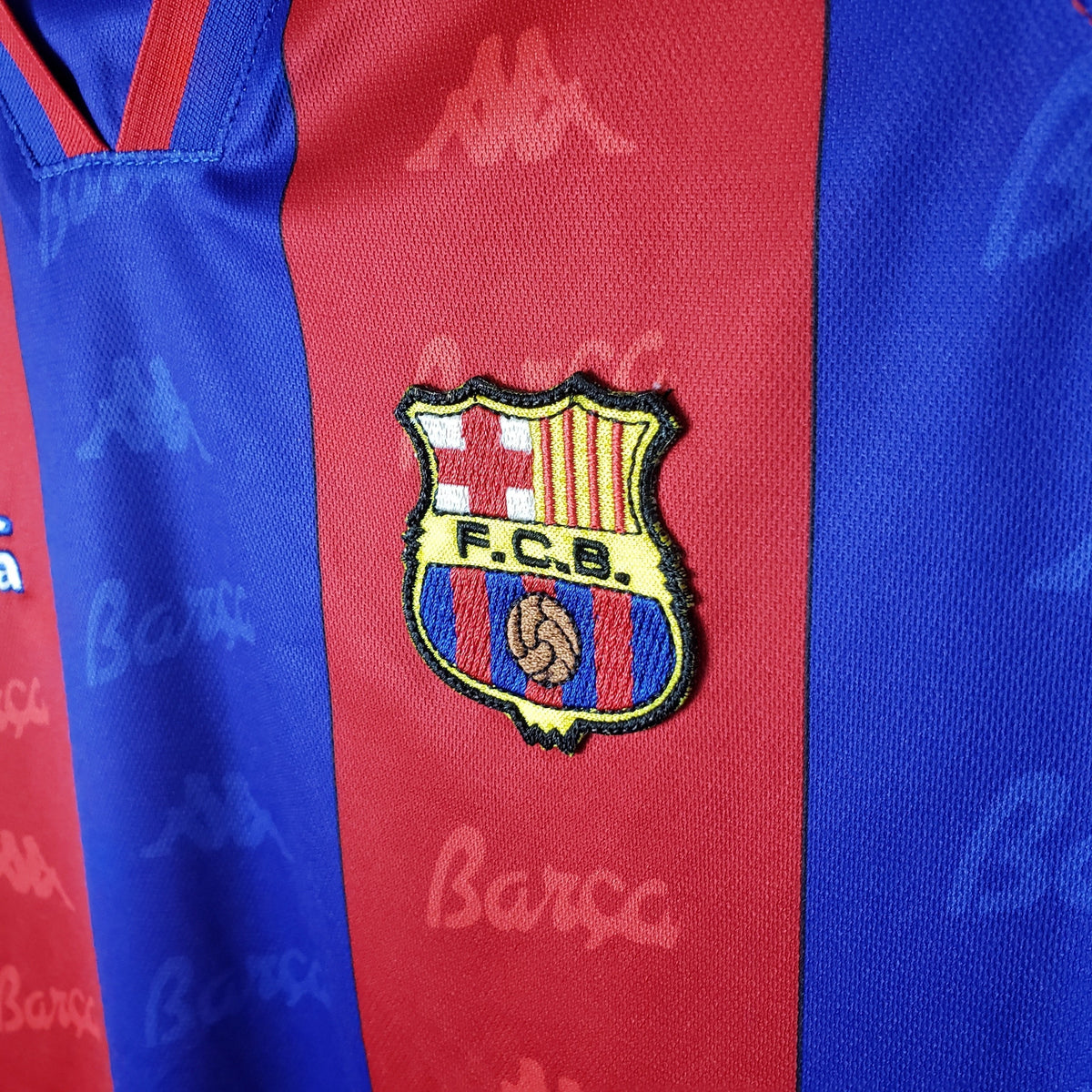 Camiseta Barcelona I 96/97 Hombre (Retro) - Versión Hincha