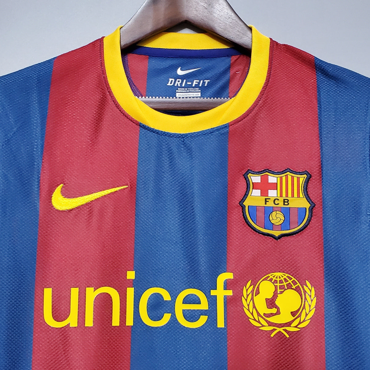 Camiseta Barcelona I 10/11 Hombre (Retro) - Versión Hincha
