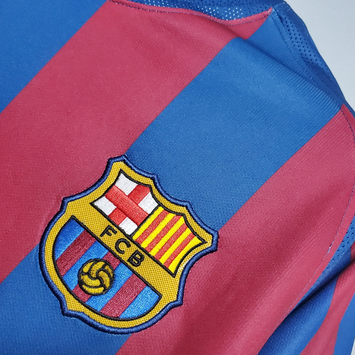 Camiseta Barcelona Local 2006 Uefa Hombre (Retro) - Versión Hincha
