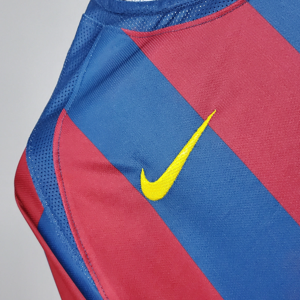 Camiseta Barcelona Local 2006 Uefa Hombre (Retro) - Versión Hincha