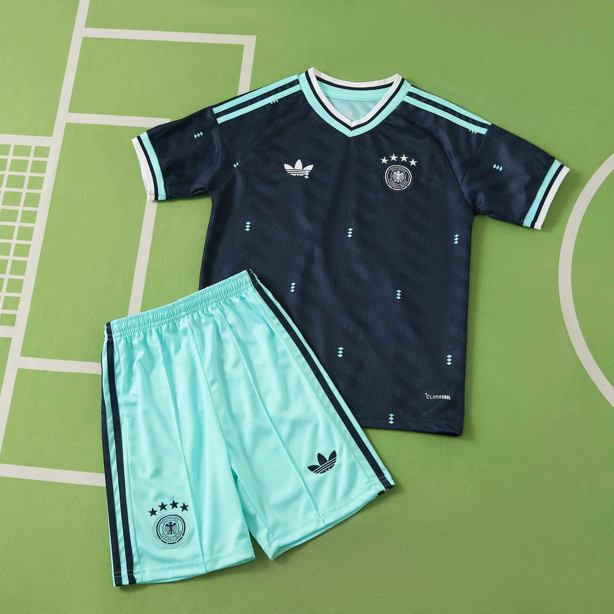 Conjunto Infantil Visitante Alemania Mundial 2026