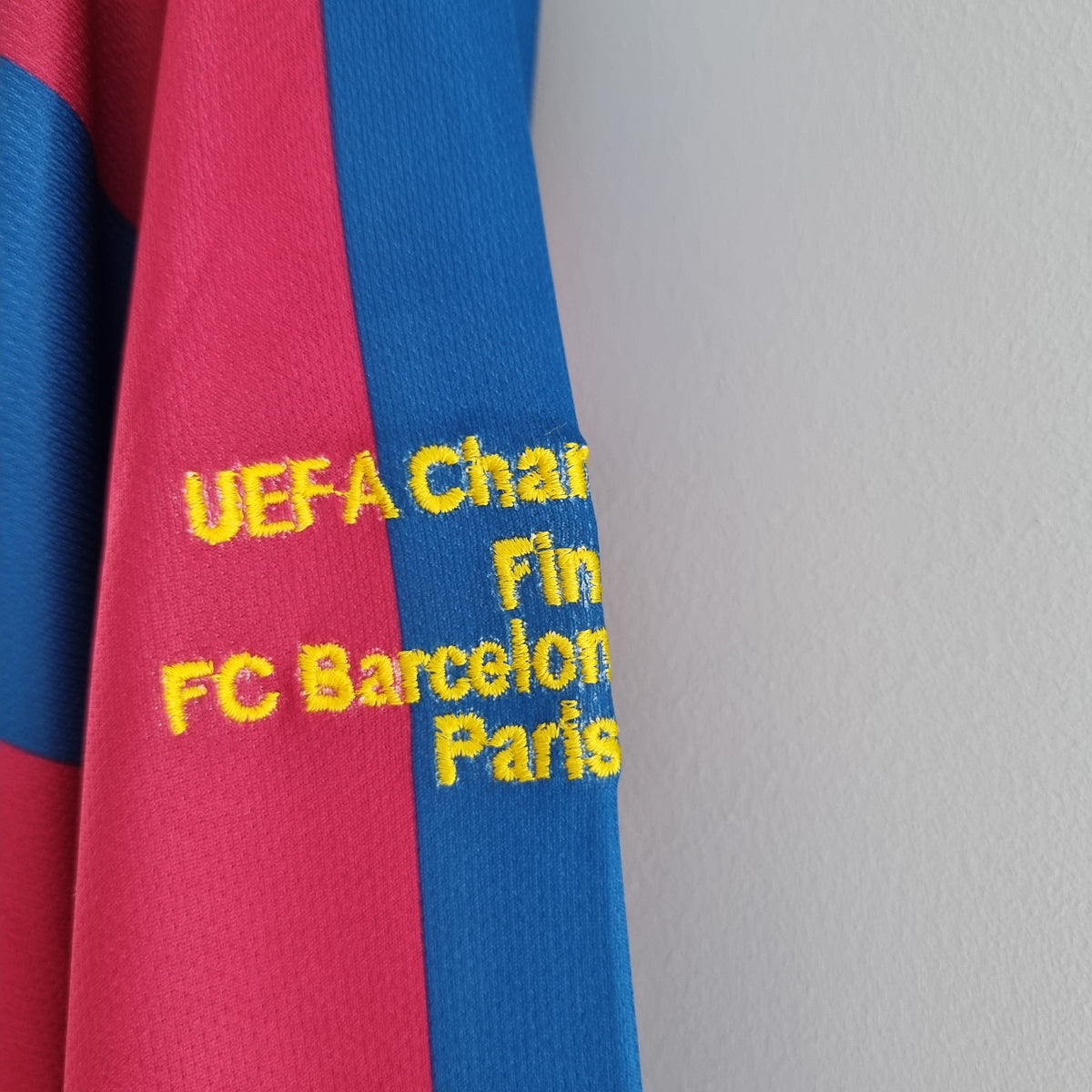 Camiseta Barcelona I 05/06 Hombre (Retro) Manga Larga - Versión Hincha