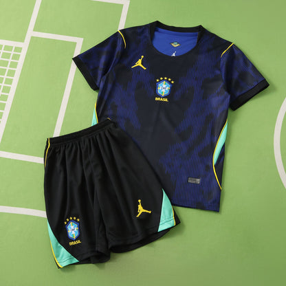Conjunto Infantil Visitante Brasil Mundial 2026