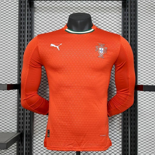Camiseta Portugal Local 2025/26 (Versión Jugador ) - Manga Larga Versión Jugador