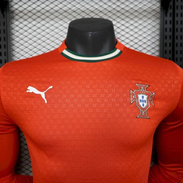 Camiseta Portugal Local 2025/26 (Versión Jugador ) - Manga Larga Versión Jugador