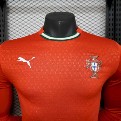 Camiseta Portugal Local 2025/26 (Versión Jugador ) - Manga Larga Versión Jugador