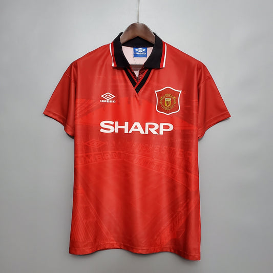 Camiseta Manchester United I 94/96 Hombre (Retro) - Versión Hincha