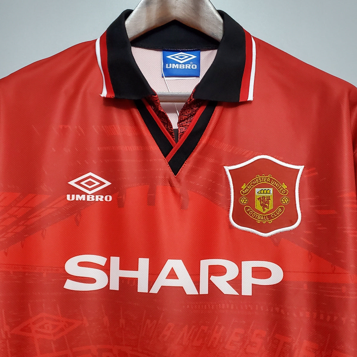 Camiseta Manchester United I 94/96 Hombre (Retro) - Versión Hincha