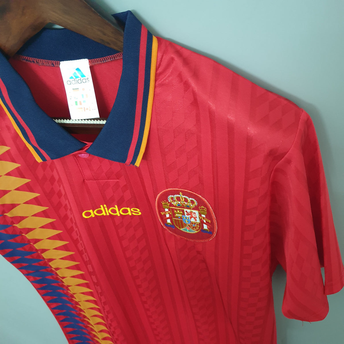 Camiseta España I 94 Hombre (Retro) - Versión Hincha