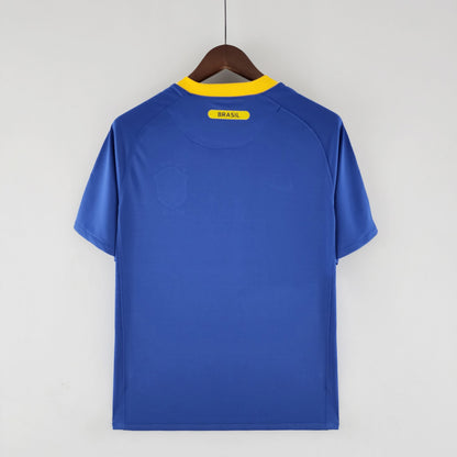 Camiseta Brasil Visitante 2010 Hombre (Retro) - Versión Hincha