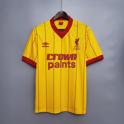 Camiseta Liverpool Visitante 1984 Hombre (Retro) - Versión Hincha