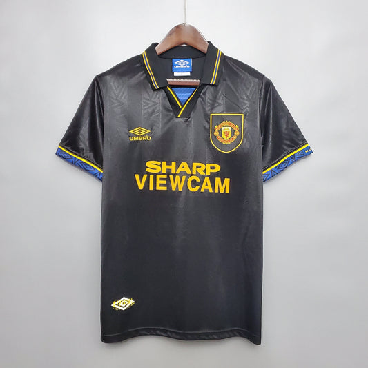 Camiseta Manchester United Ii 93/95 Hombre (Retro) - Versión Hincha