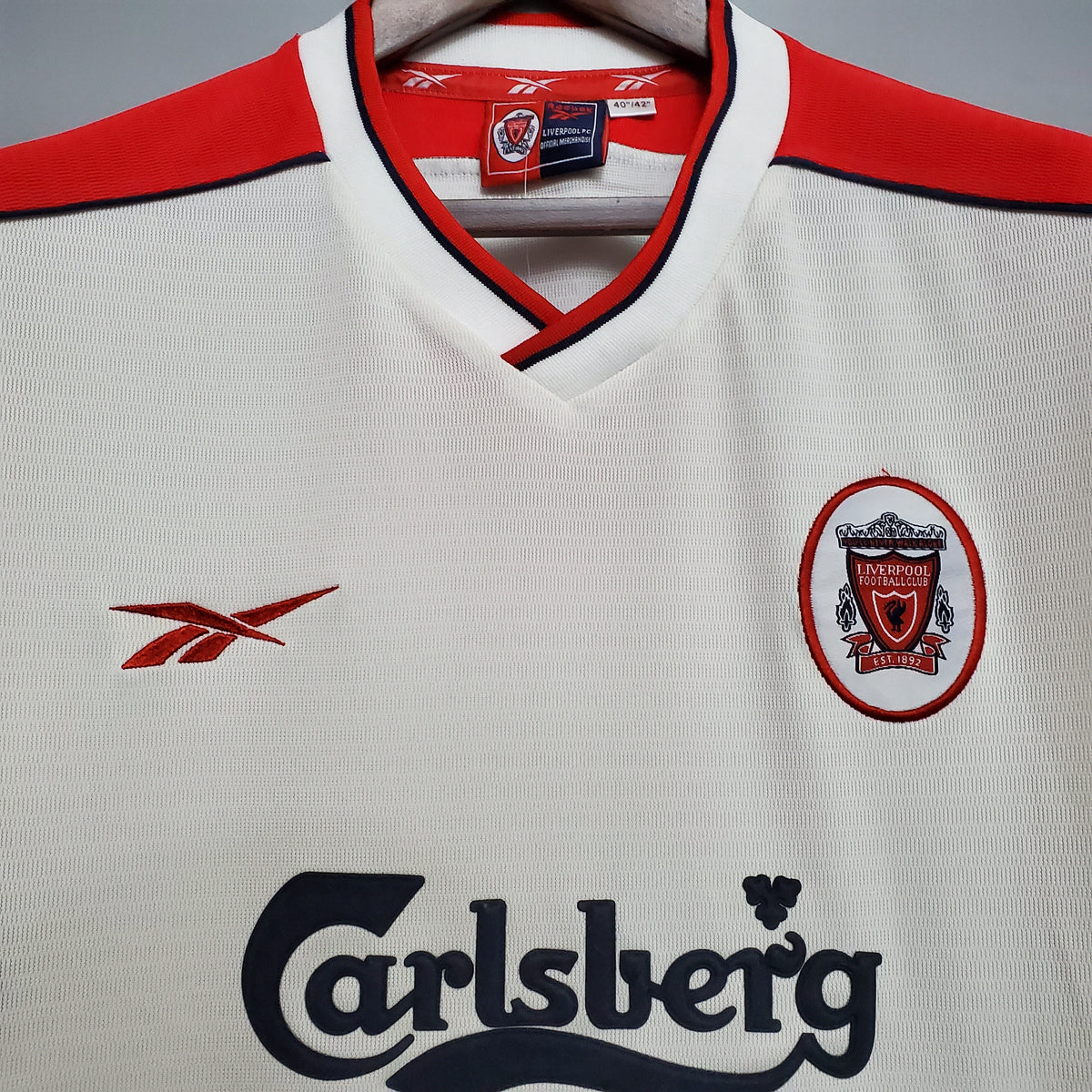 Camiseta Liverpool Visitante 1998 Hombre (Retro) - Versión Hincha