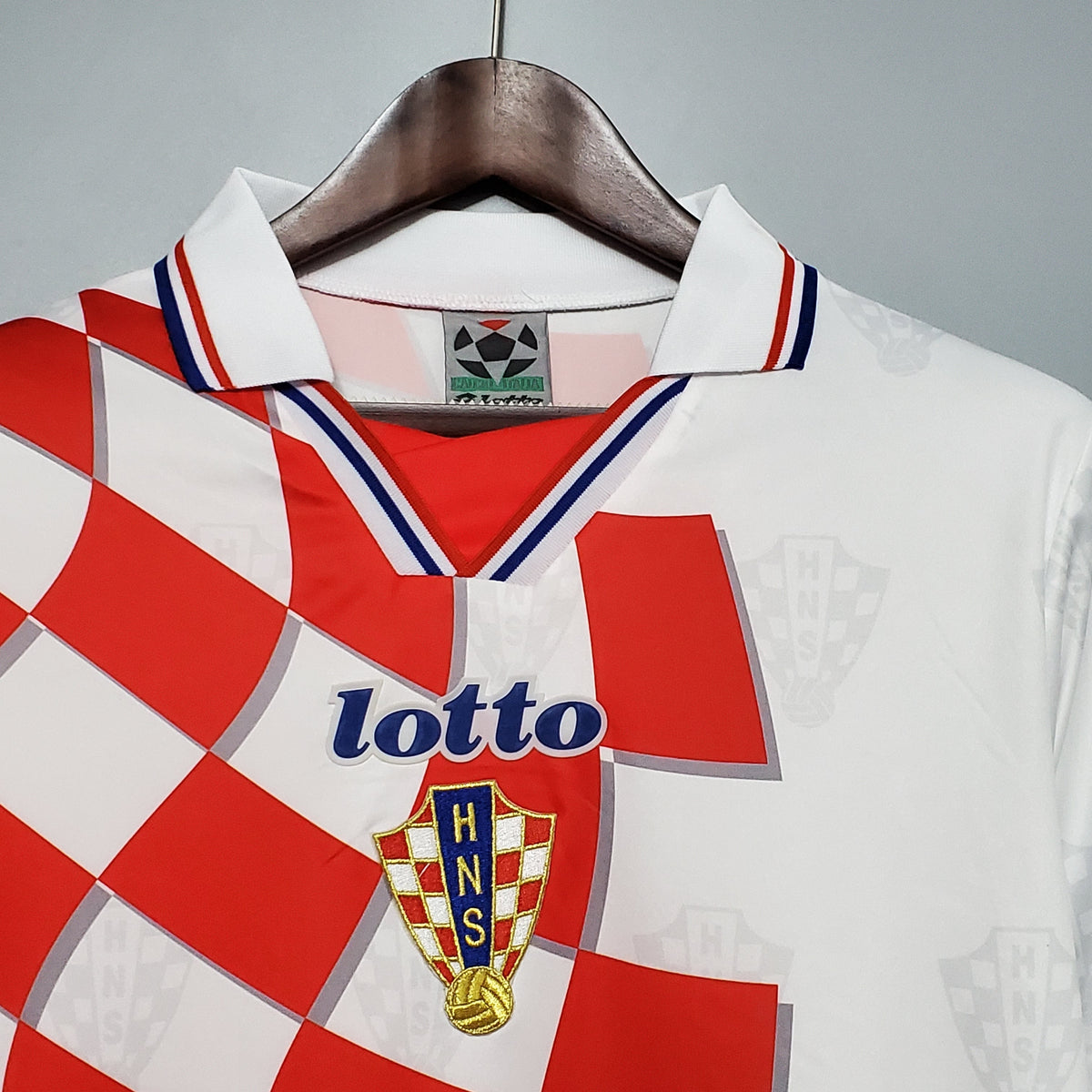 Camiseta Croacia Visitante 1998 Hombre (Retro) - Versión Hincha