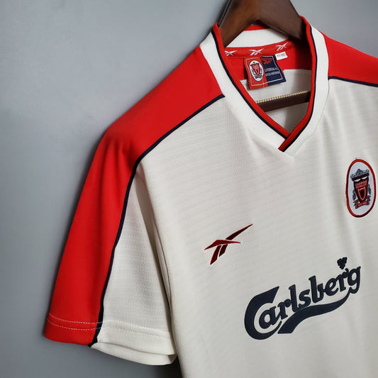 Camiseta Liverpool Visitante 1998 Hombre (Retro) - Versión Hincha