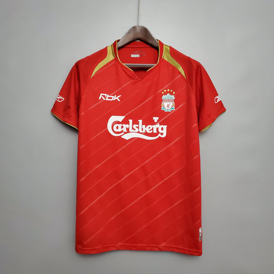Camiseta Liverpool Local 2005 Hombre (Retro) - Versión Hincha