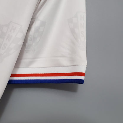 Camiseta Croacia Visitante 1998 Hombre (Retro) - Versión Hincha