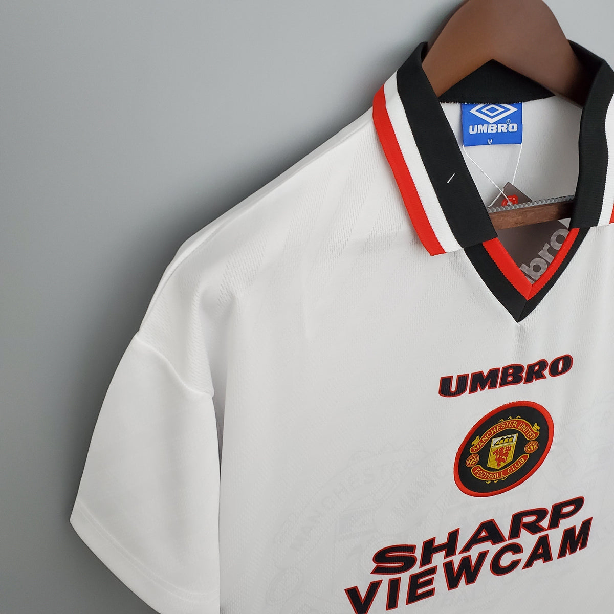 Camiseta Manchester United I 96/97 Hombre (Retro) - Versión Hincha