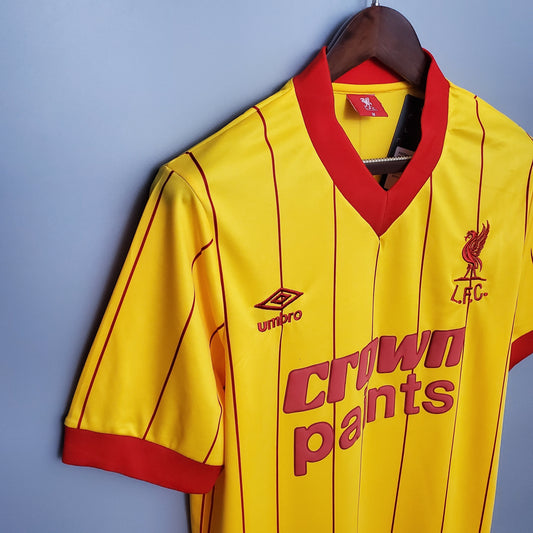 Camiseta Liverpool Visitante 1984 Hombre (Retro) - Versión Hincha