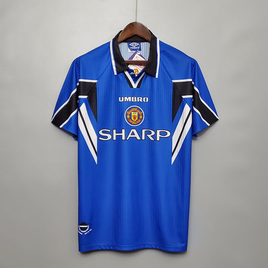 Camiseta Manchester United Ii 96/97 Hombre (Retro) - Versión Hincha