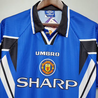 Camiseta Manchester United Ii 96/97 Hombre (Retro) - Versión Hincha
