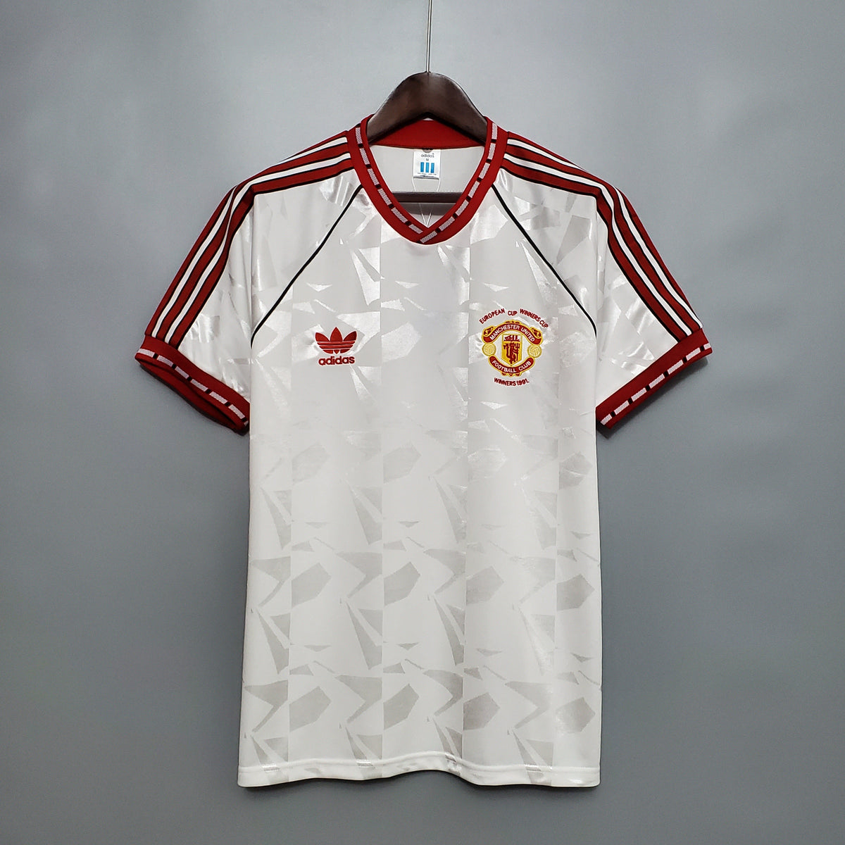 Camiseta Manchester United Local 1991 Hombre (Retro) - Versión Hincha