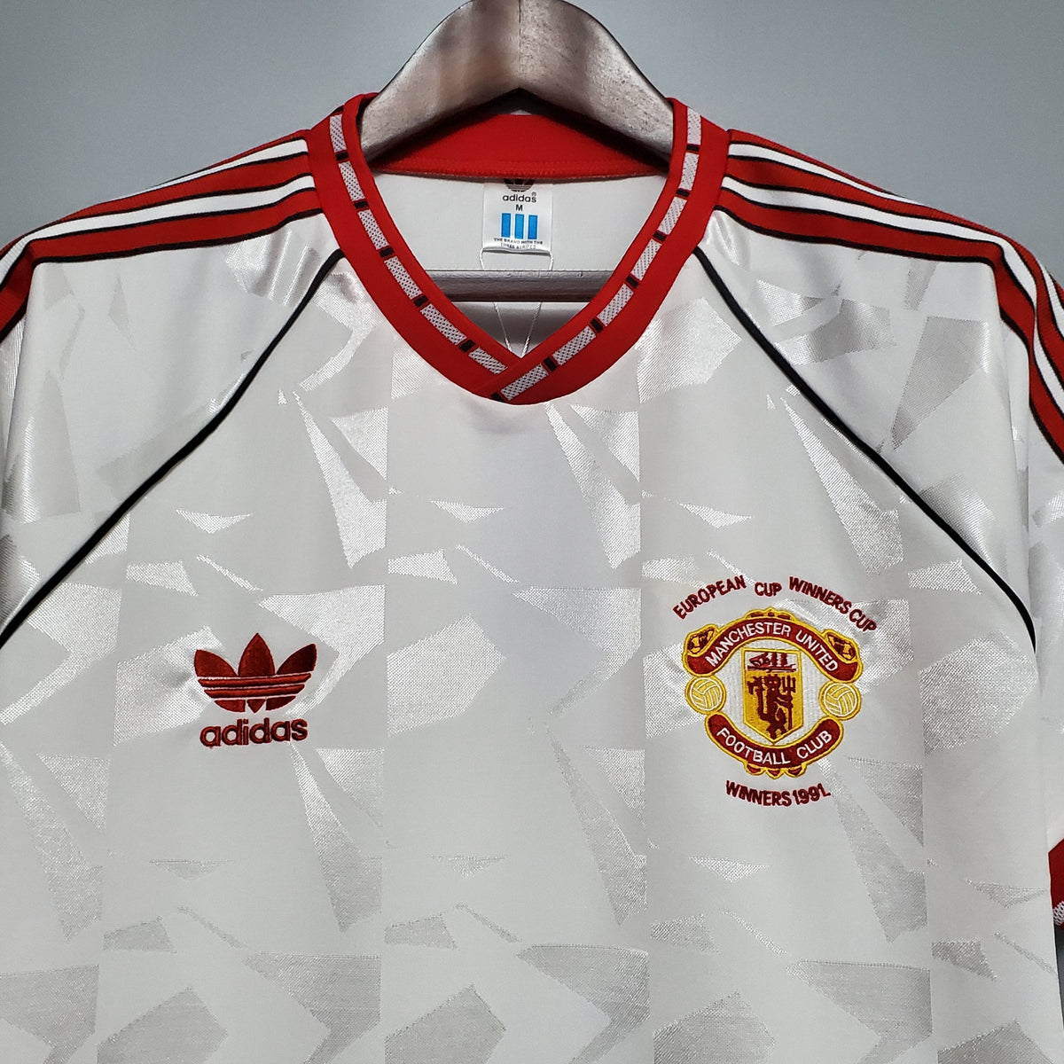 Camiseta Manchester United Local 1991 Hombre (Retro) - Versión Hincha
