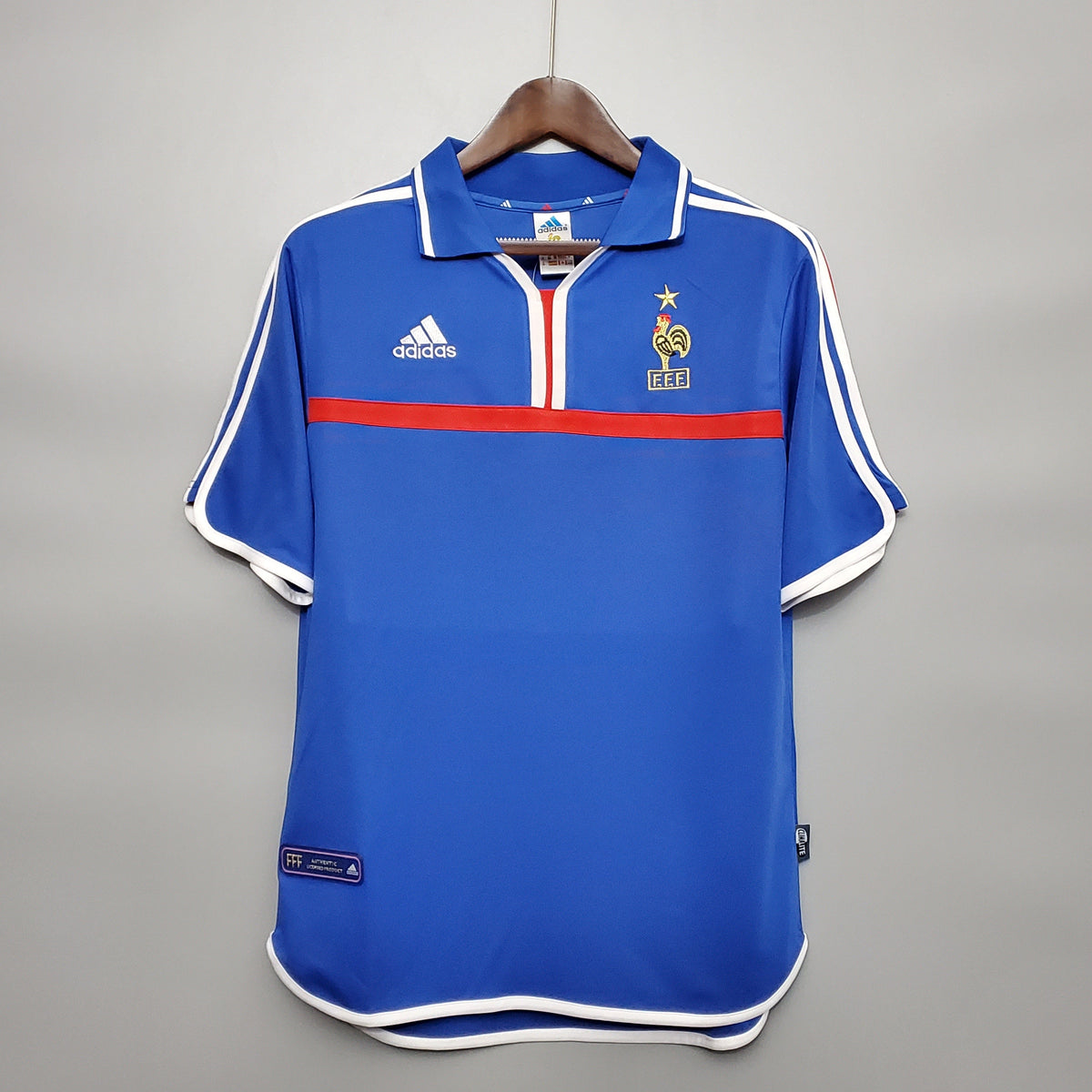 Camiseta Francia Local 2000 Hombre (Retro) - Versión Hincha