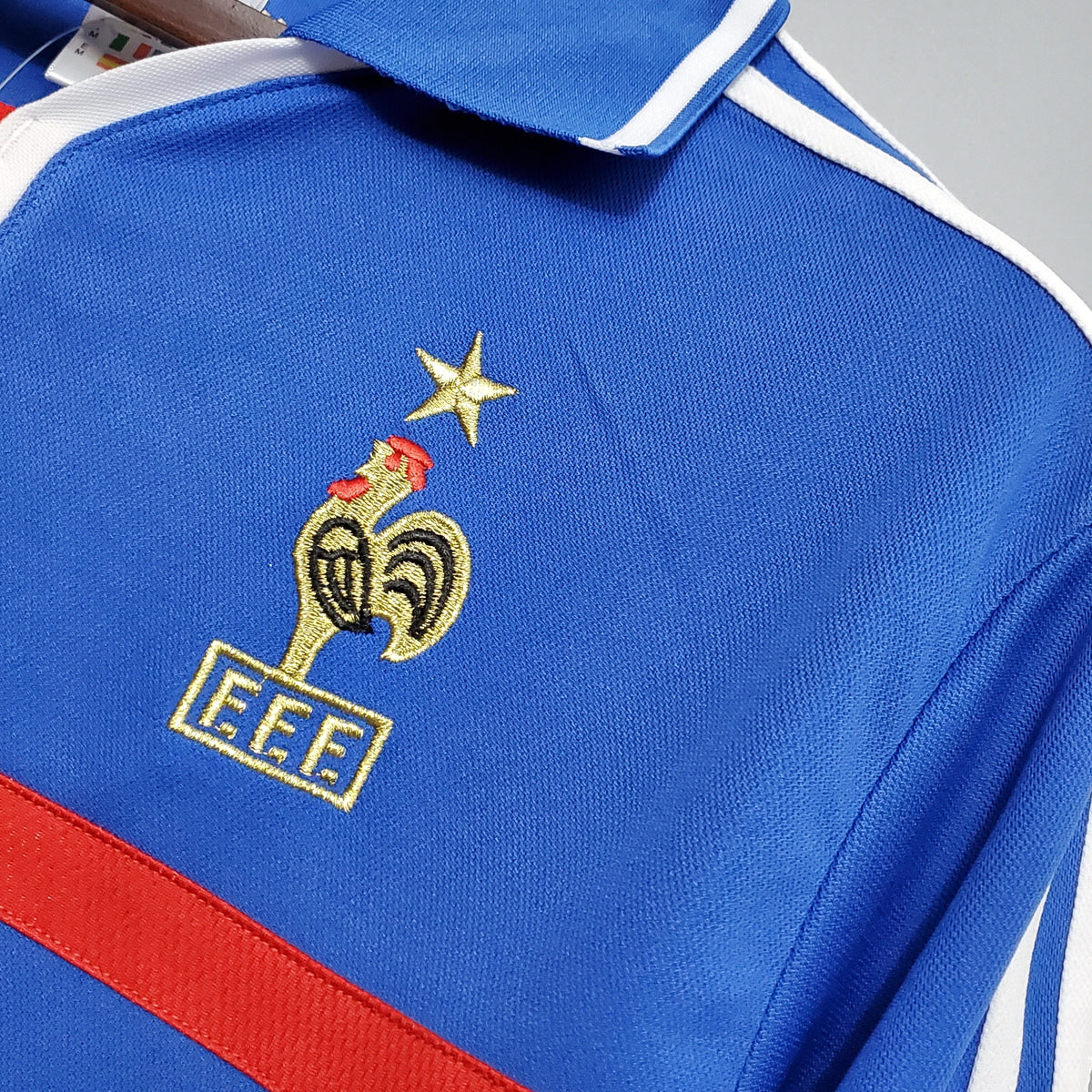 Camiseta Francia Local 2000 Hombre (Retro) - Versión Hincha