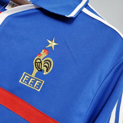 Camiseta Francia Local 2000 Hombre (Retro) - Versión Hincha