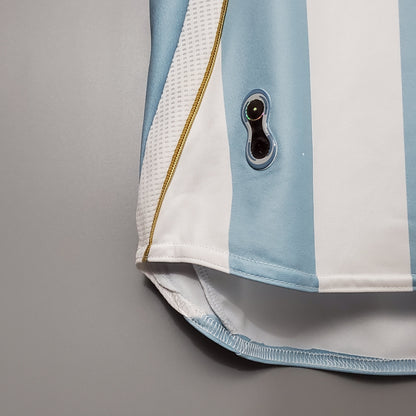 Camiseta Argentina I 06/07 Hombre (Retro) - Versión Hincha
