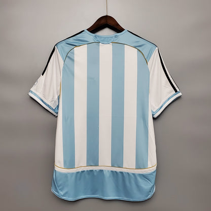 Camiseta Argentina I 06/07 Hombre (Retro) - Versión Hincha