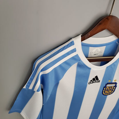 Camiseta Argentina I 10/11 Hombre (Retro) - Versión Hincha