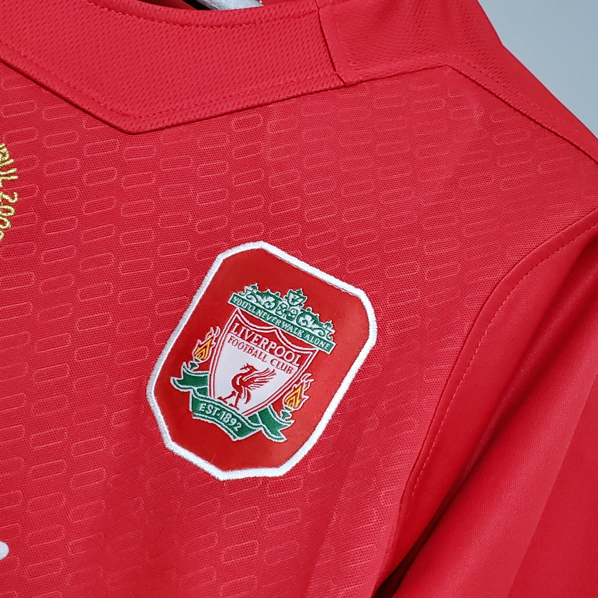 Camiseta Liverpool Local 2005 Liga De Campeones Hombre (Retro) - Versión Hincha