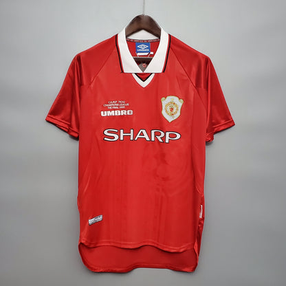 Camiseta Manchester United I 99/00 Hombre (Retro) - Versión Hincha