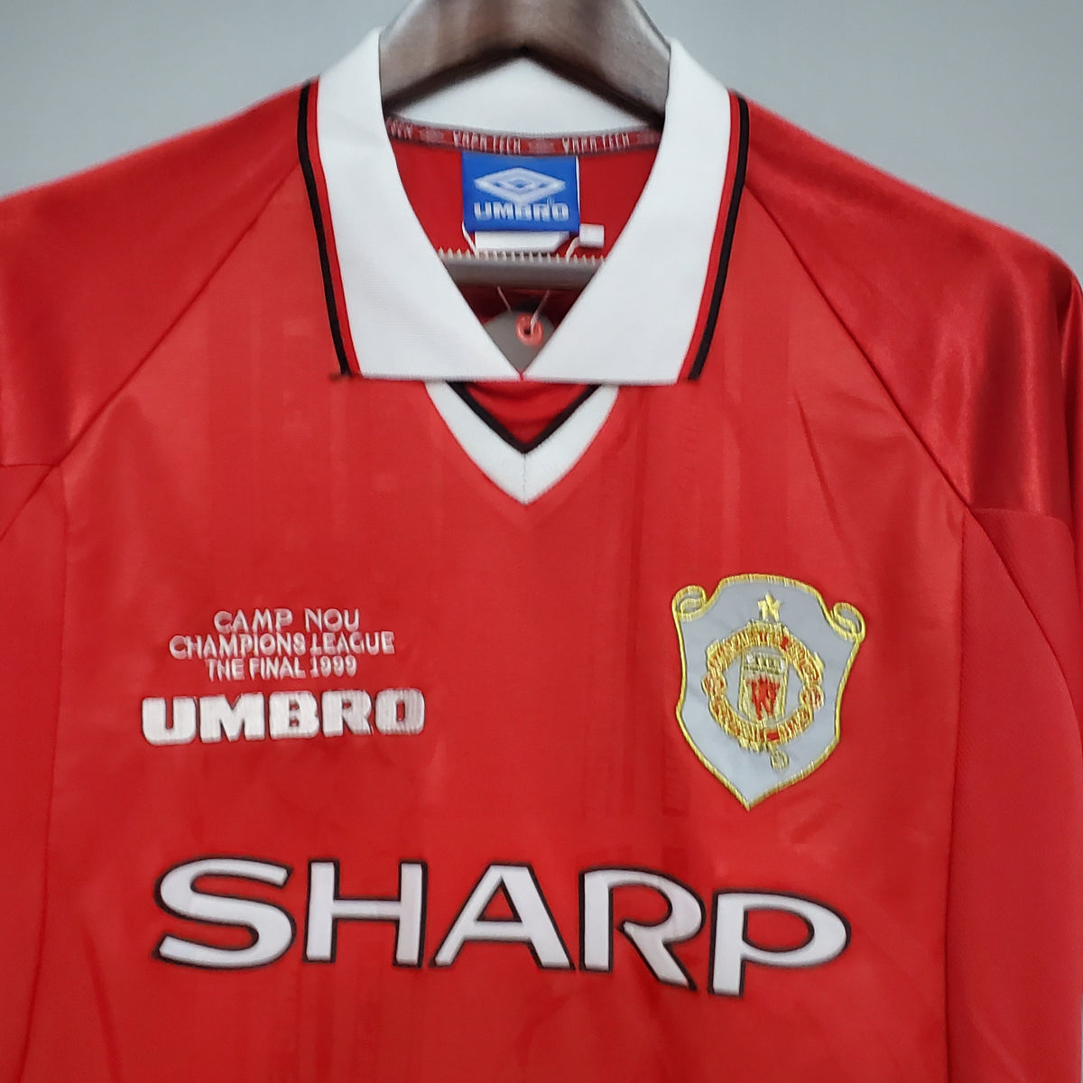 Camiseta Manchester United I 99/00 Hombre (Retro) - Versión Hincha