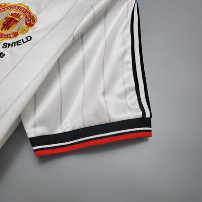 Camiseta Manchester United Visitante 1983 Hombre (Retro) - Versión Hincha
