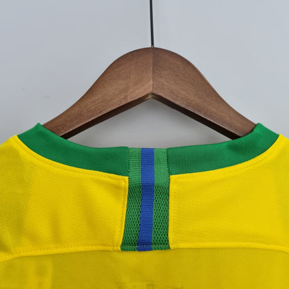 Camiseta Brasil Local 2018 Hombre (Retro) - Versión Hincha